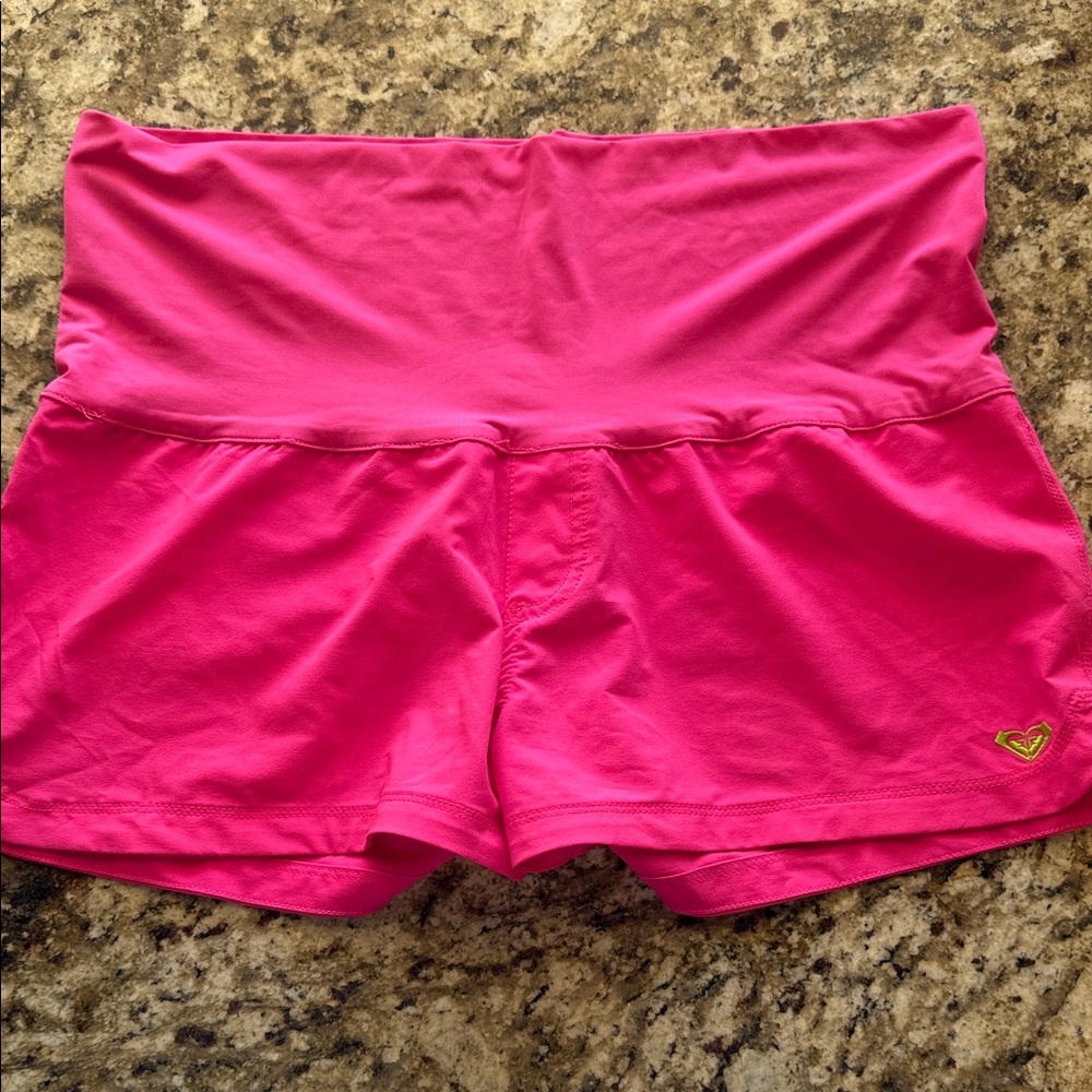 Roxy Women's Bright Pink Athletic Shorts